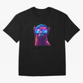Cyberpunk Llama with Neon Soccer Vibes Oversized T-Shirt Carry the Dream of FIFA World Cup 2026 Spirit, Built around England, Haaland, Tournament Hype, Historic Matchups, Family Viewing Parties and Global Sports Pride; Created for Match Day