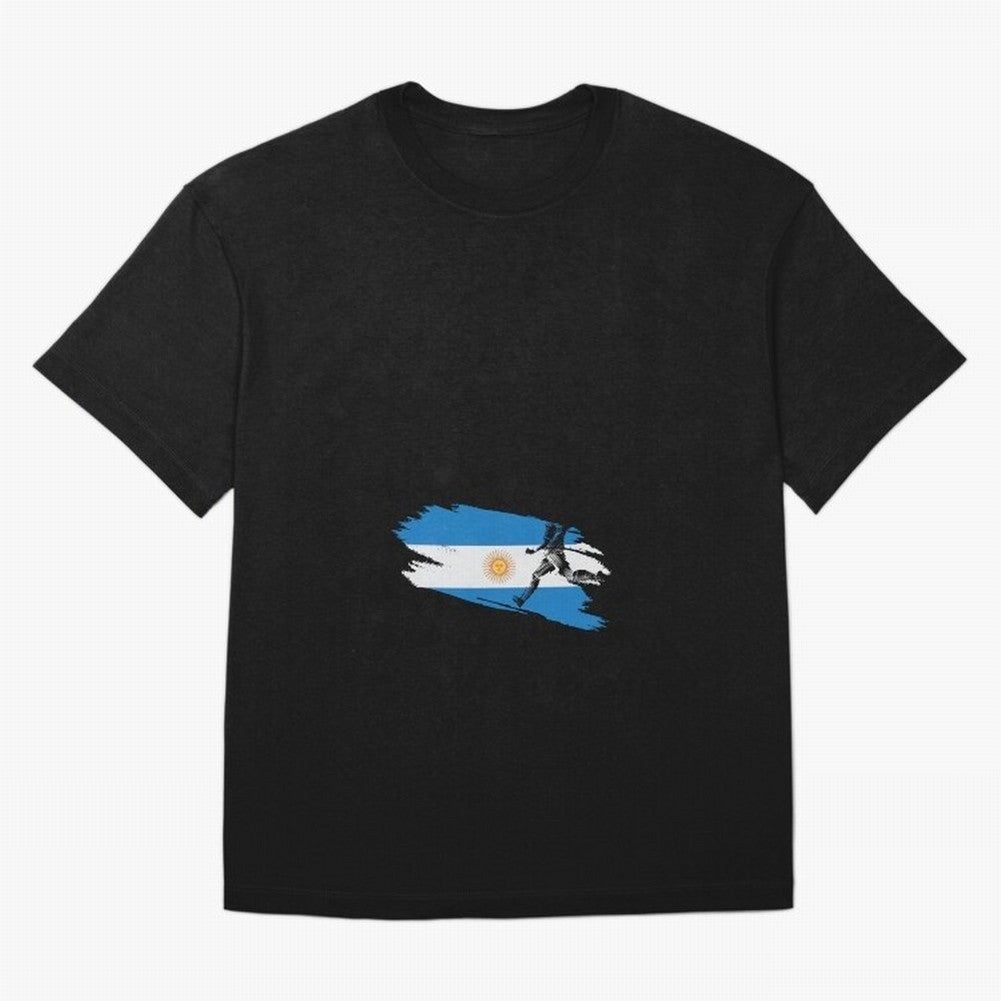 Argentina 2026 ¨C Muchachos ¨C Rumbo a la Cuarta en USA 2026 Oversized T-Shirt Celebrate the Stars of Global Football Passion for FIFA World Cup 2026 USA Canada Mexico, Inspired by Haaland, Spain, Vintage Soccer Flavor, Modern Football Stars,