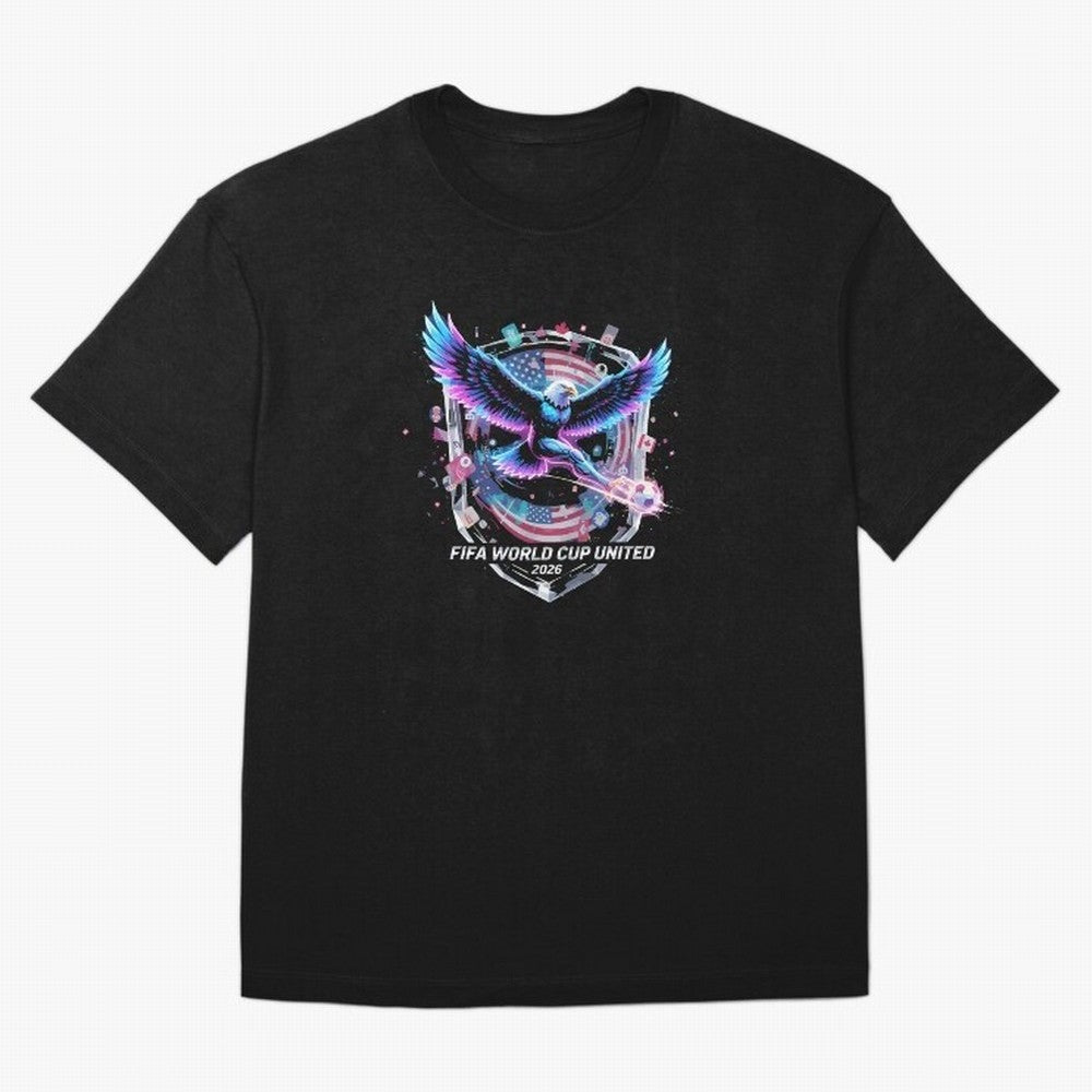 FIFA World Cup 2026 United Eagle Soccer Art T-Shirt_86867742 Oversized T-Shirt Celebrate Unforgettable Nights in the FIFA World Cup 2026 Group Stage Journey through Cristiano Ronaldo, Haaland and CR7 Highlights, Argentina and Brazil Pride,