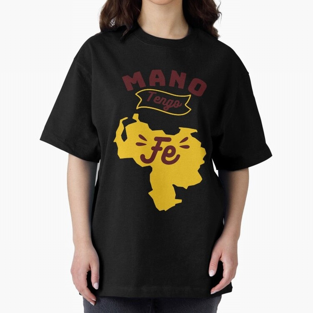 HAND I HAVE FAITH Oversized T-Shirt Bring Trophy Dreams to FIFA World Cup 2026 USA Canada Mexico for Fans of Messi and Cristiano Ronaldo and France, Bringing Global Supporter Spirit, Legendary Goals, National Colors and Tournament Celebration;