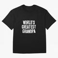 Mens World's Greatest Grandpa Shirt Papa Men Fathers Day Oversized T-Shirt Keep Football History Alive during the FIFA World Cup 2026 USA Canada Mexico Journey through CR7 and Messi Highlights, Argentina and Brazil Pride, Worldwide Fan Energy,
