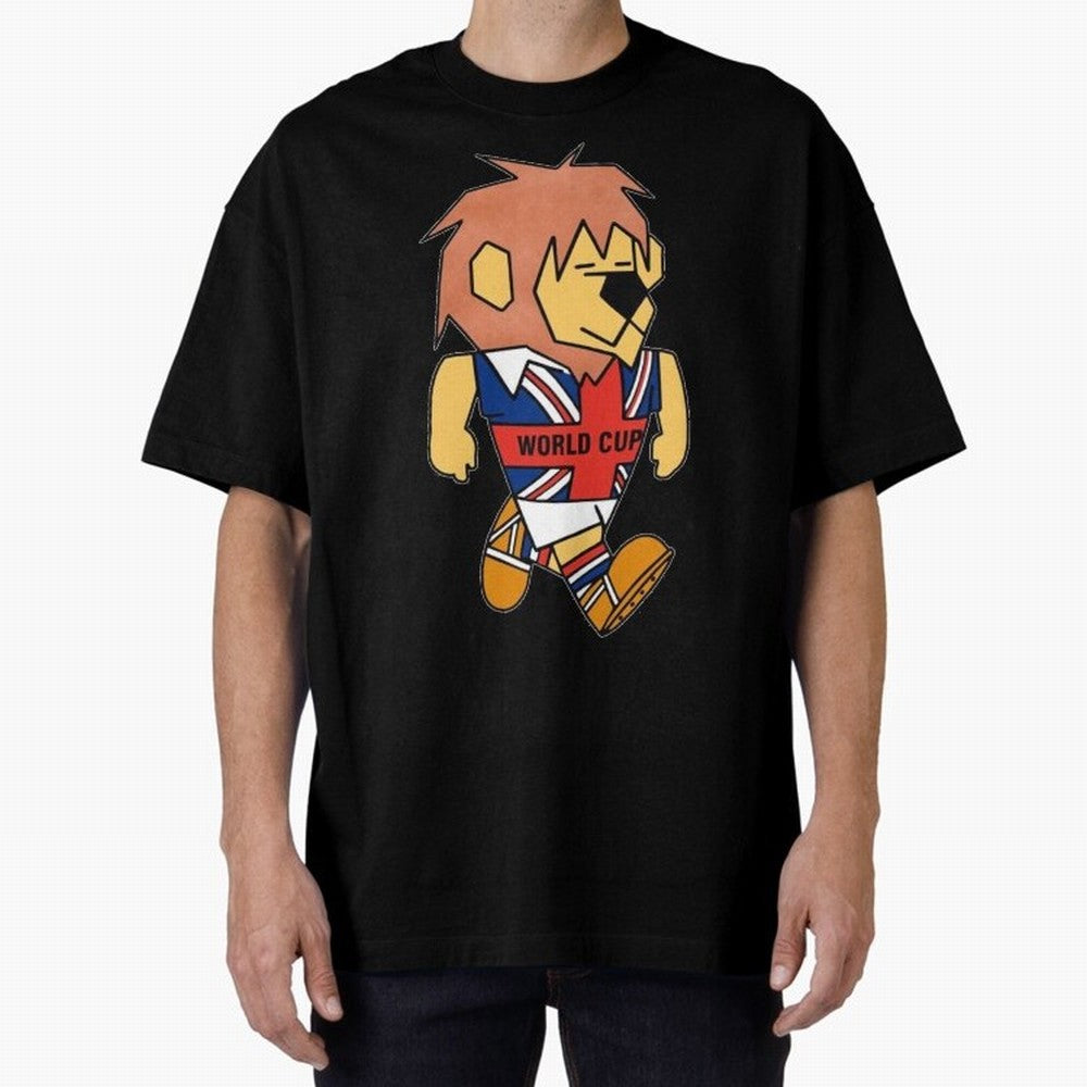 World Cup Willie 1966. Oversized T-Shirt Make Your Look Match the FIFA World Cup 2026 USA Canada Mexico Journey through Cristiano Ronaldo Highlights, England and Germany Pride, Vintage Soccer Flavor, Modern Football Stars, National Flags and Final