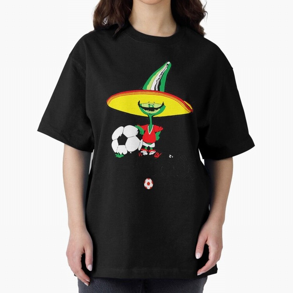 Mexico 86 Oversized T-Shirt Make Your Look Match the FIFA World Cup 2026 USA Canada Mexico Journey through CR7 Highlights, England and Germany Pride, Sports Nostalgia, International Competition, Famous Players and Unforgettable Victories; Built for