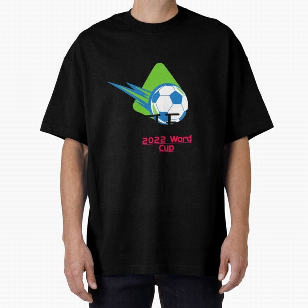 FIFA 2022 FOOTBALL WORLD CUP Upcoming World Cup design Oversized T-Shirt Celebrate Classic Football Spirit in FIFA World Cup 2026 Group Stage for Fans of Haaland and France, Bringing Soccer Culture, Superstar Moments, National Team Dreams and