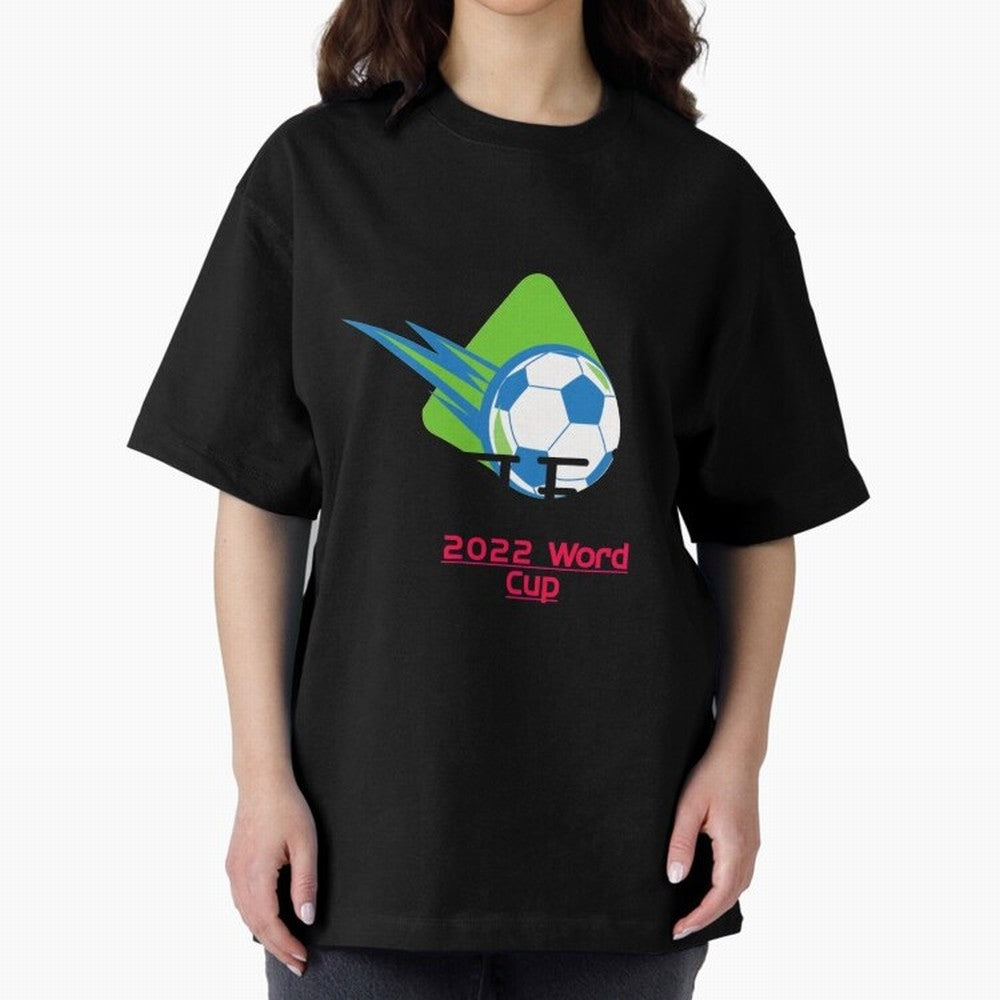 FIFA 2022 FOOTBALL WORLD CUP Upcoming World Cup design Oversized T-Shirt Celebrate Classic Football Spirit in FIFA World Cup 2026 Group Stage for Fans of Haaland and France, Bringing Soccer Culture, Superstar Moments, National Team Dreams and