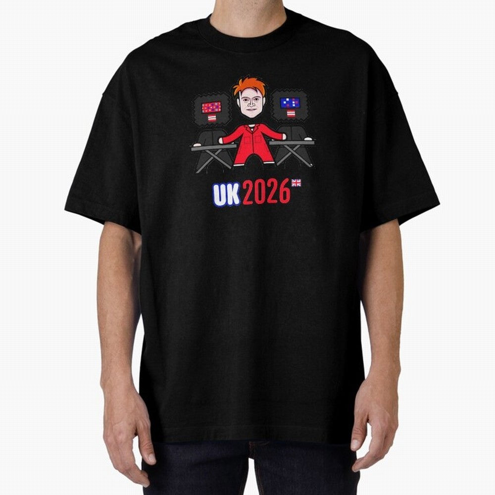 United Kingdom 2026 Oversized T-Shirt Feel the Roar of Match Day Hype around FIFA World Cup 2026 USA Canada Mexico, Messi, Brazil, Portugal and Argentina, Game Day Rituals, Football Legends, Country Pride and the Road to the Final; Ideal for