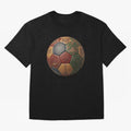Artistic Ball for the 2026 World Cup ¨C USA, Mexico & Canada Football Design Oversized T-Shirt Celebrate Global Passion for FIFA World Cup 2026 Centered on Messi and Cristiano Ronaldo, Spain Energy, Worldwide Fan Energy, Dramatic Goals, Stadium