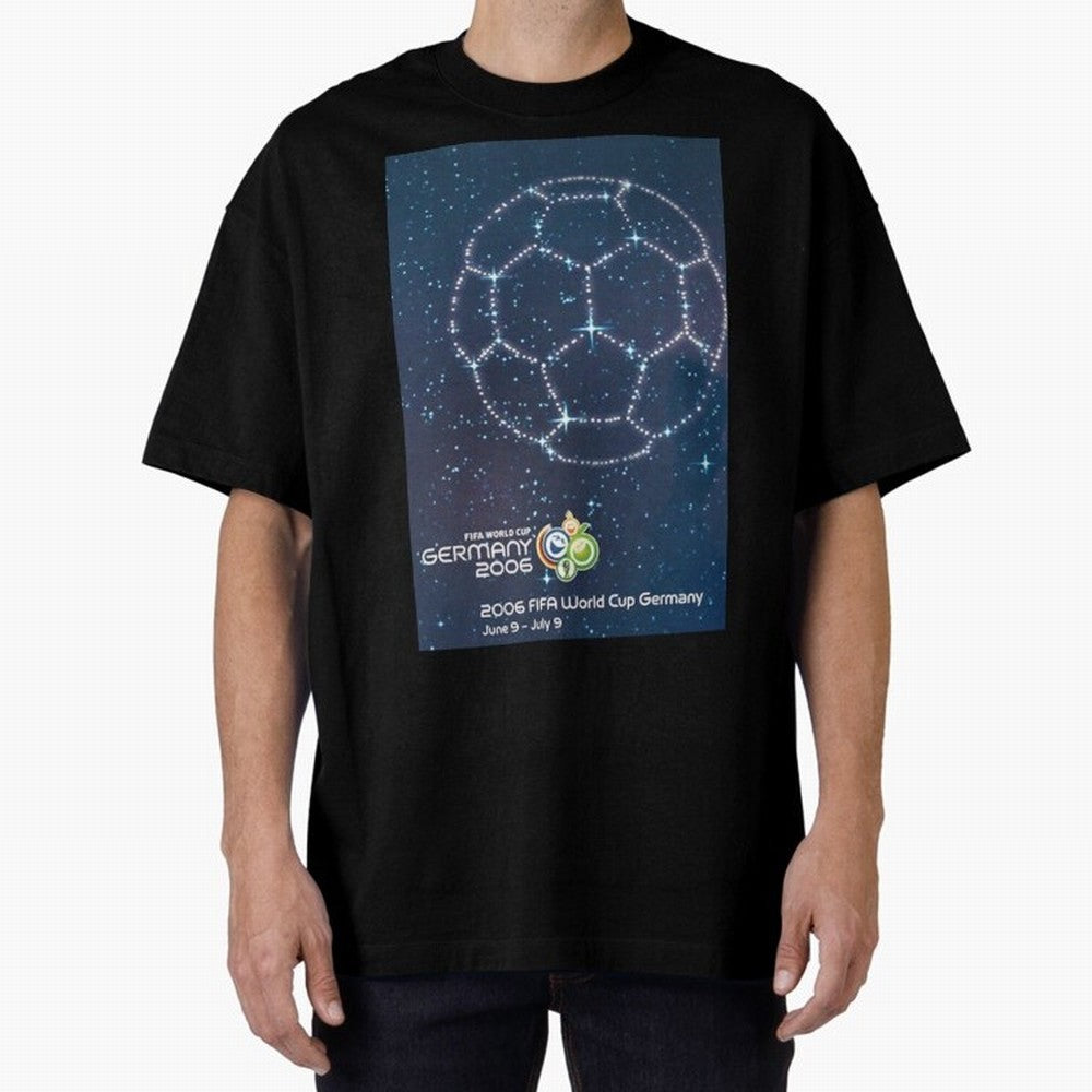 World Cup Germany 2006 v2. Oversized T-Shirt Spotlight Global Football Passion for FIFA World Cup 2026 USA Canada Mexico, Centered on Haaland, Argentina, France and Brazil, Football Passion, Legendary Performances, Festival Vibes and Supporter