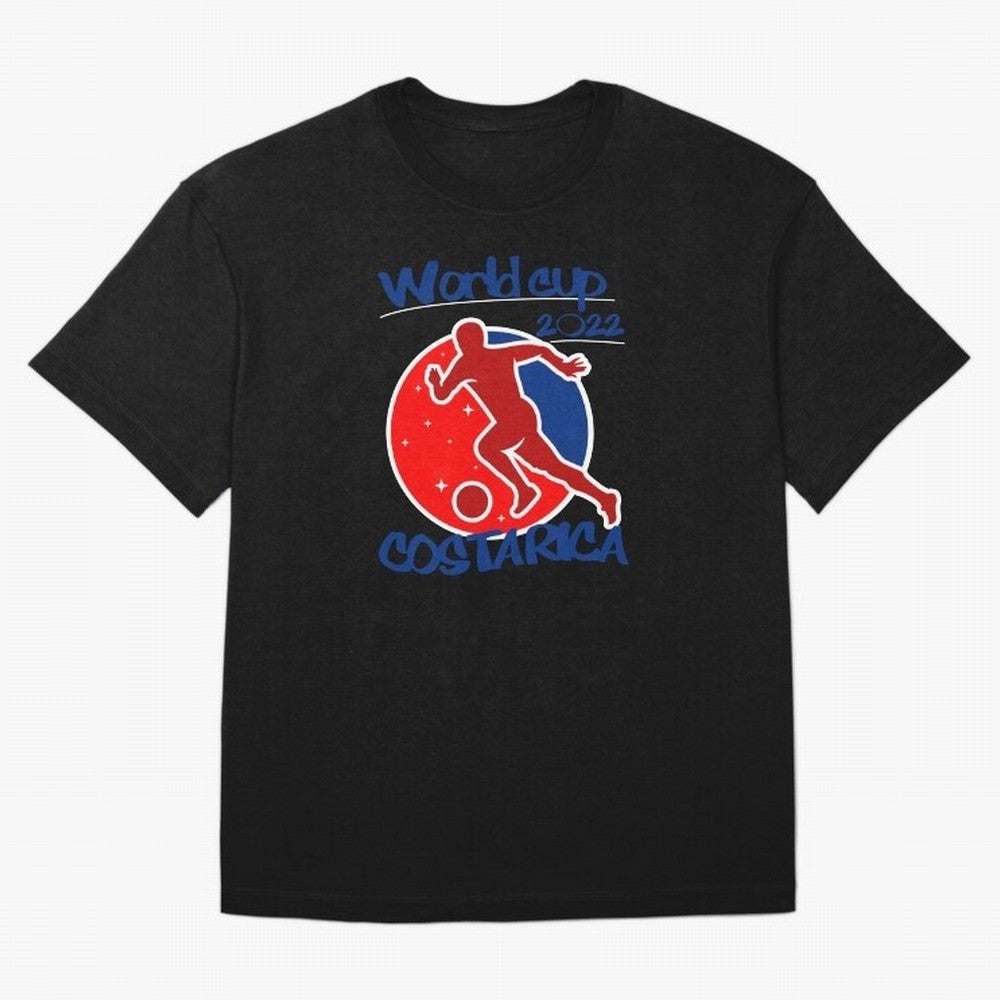 Costa Rica World Cup 2022 Oversized T-Shirt Support Your Favorite Stars during FIFA World Cup 2026 USA Canada Mexico for Fans of Messi and England, France and Netherlands, Bringing Football Festival Excitement, Trophy Ambitions, Country Rivalries