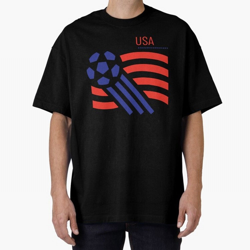 USA Soccer 2026 -Fan Design Oversized T-Shirt Cheer through Every Moment of Global Football Passion for FIFA World Cup 2026 Group Stage, with Messi, France, Match Day Excitement, Supporter Culture, Golden Goals and Global Football Passion; Perfect