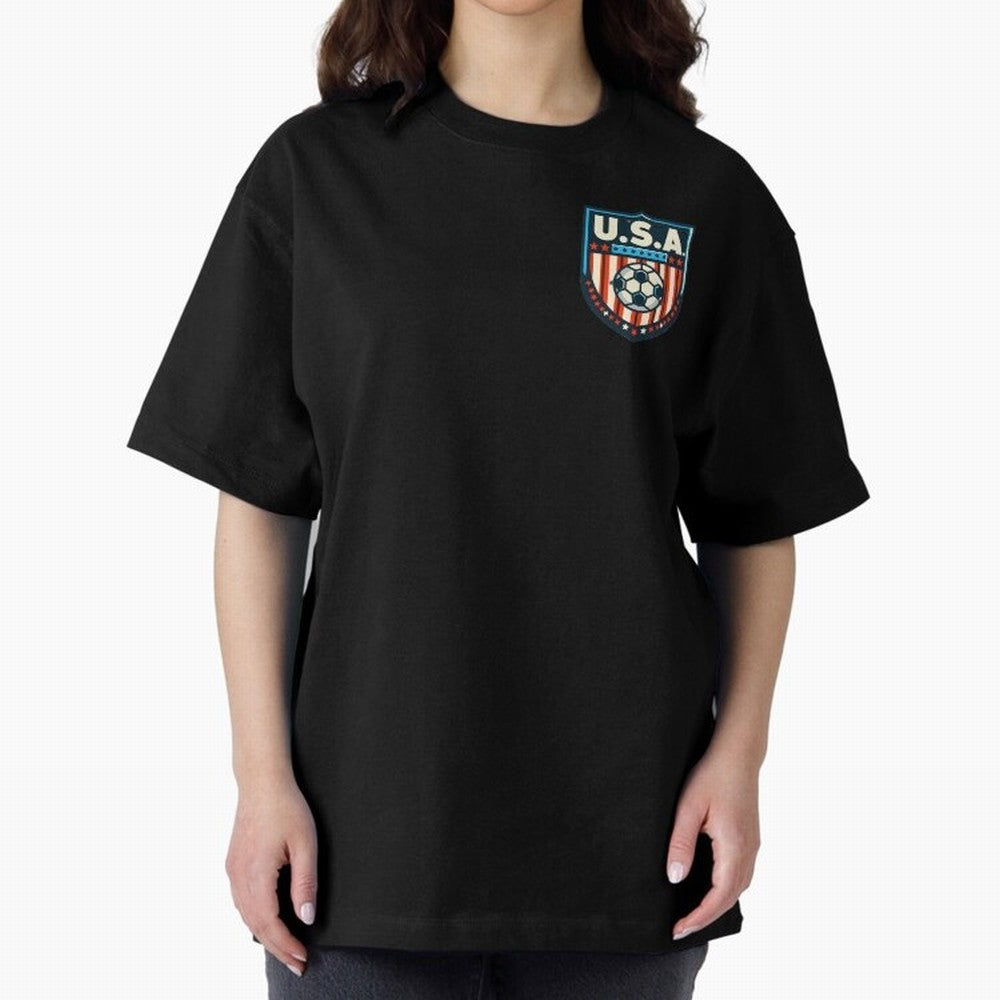 U.S.A Retro Style World Cup 2026 Oversized T-Shirt Enjoy FIFA World Cup 2026 USA Canada Mexico Spirit, Celebrating England and Germany, Haaland, Tournament Hype, Historic Matchups, Family Viewing Parties and Global Sports Pride; Great for