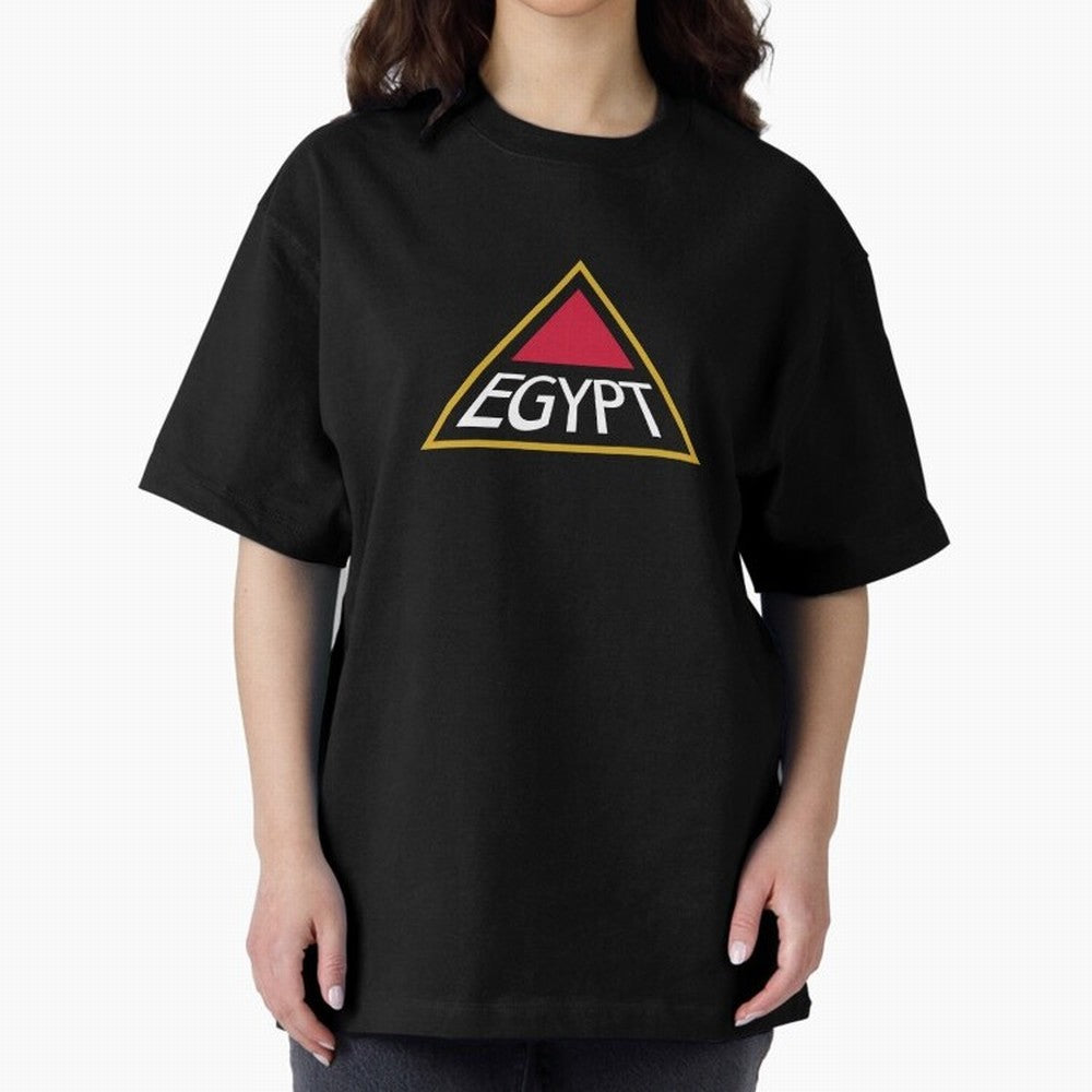 Logo of Egypt Oversized T-Shirt Fuel Match Day Hype around FIFA World Cup 2026 Group Stage, Mbappe, France and Portugal, Game Day Rituals, Football Legends, Country Pride and the Road to the Final; Perfect for Supporters Who Want Bold Football
