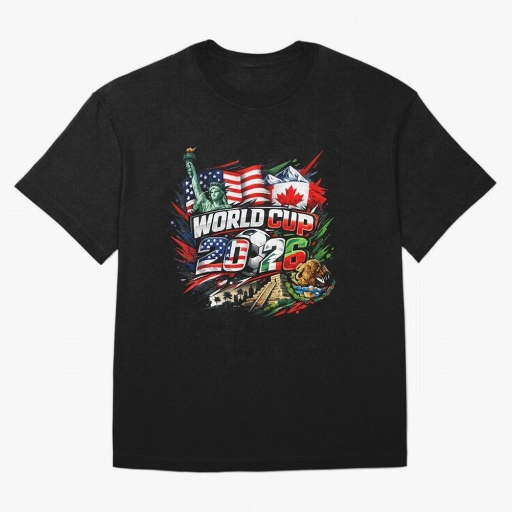 2026 North America Football Championship Oversized T-Shirt Bring Match Day Fire to FIFA World Cup 2026 Group Stage for Fans of Messi, Neymar and Mbappe and Argentina, Bringing Global Supporter Spirit, Legendary Goals, National Colors and Tournament